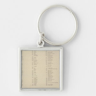 9 Bezirke im Kongress Schlüsselanhänger