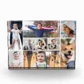 9 Bild Collage für Mama Fotoblock (Vorderseite)