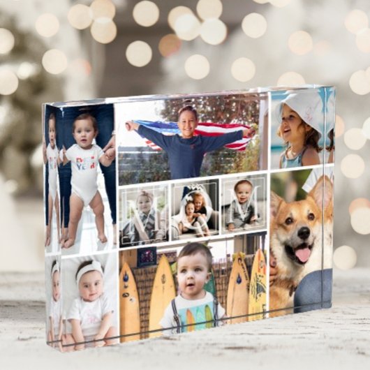 9 Bild Collage für Mama Fotoblock