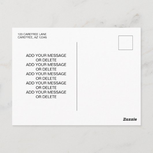 9 Bildfoto Collage Postkarte (Rückseite)