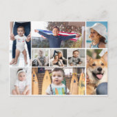 9 Bildfoto Collage Postkarte (Vorderseite)