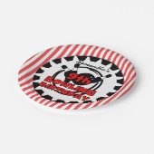 9. Bowling Sports Birthday Paper Teller (Schrägansicht)