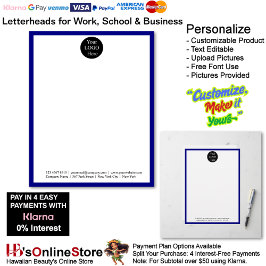9 Business Blue Logo Letterhead Business Brand  Briefbogen