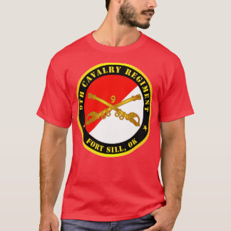 9. Cavalry Regiment Fort Sill OK w Cav Zweignieder T-Shirt