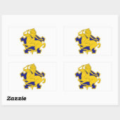 9. Cavalry Regiment Rechteckiger Aufkleber (Blatt)