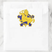 9. Cavalry Regiment Rechteckiger Aufkleber (Tasche)