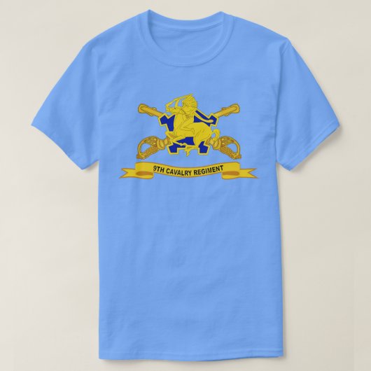 9. Cavalry Regiment w Br Ribbon T-Shirt (Design vorne)