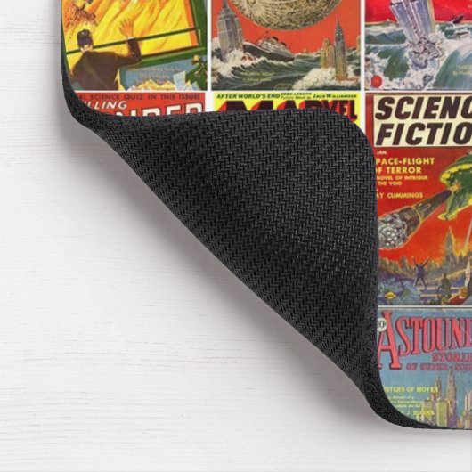 9 Classic SF Pulp Covers Mousepad (Ecke)