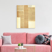 9 Clippings Leinwanddruck (Insitu (Wohnzimmer))