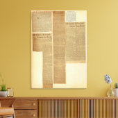 9 Clippings Leinwanddruck (Insitu (Wohnzimmer))