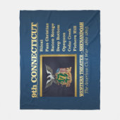 9. Connecticut Infanterie (BH) Fleecedecke (Vorderseite)