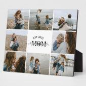 9 Custom Photo Collage Best Mom Ever  Fotoplatte (Seite)