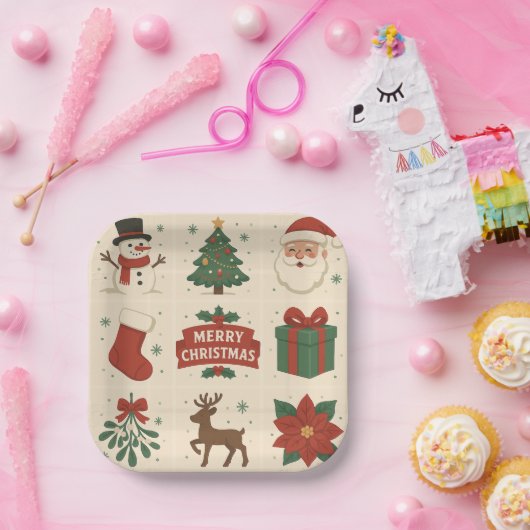 9 Cute Merry Christmas Images Pappteller (Party)