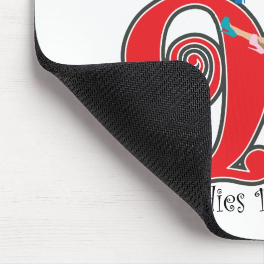 9 Damen-Tanzen Mousepad (Ecke)