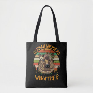 9 Deutscher Schäferhund-Flüsterer Vintage Tasche