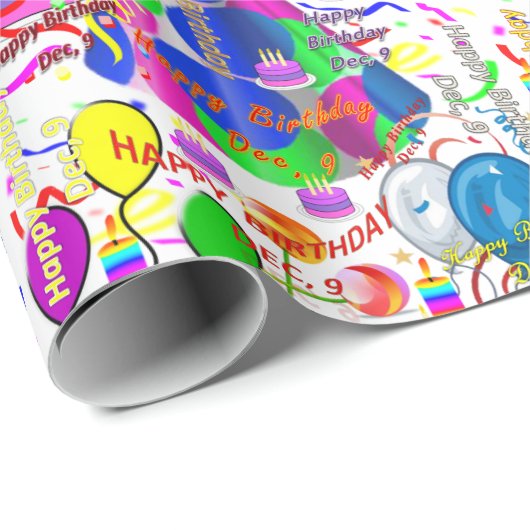 9. Dezember Geschenkpapier (Rolleneckpunkt)