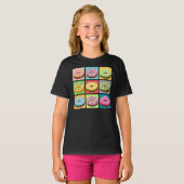 9 Donut-Aromen T-Shirt (Vorne ganz)