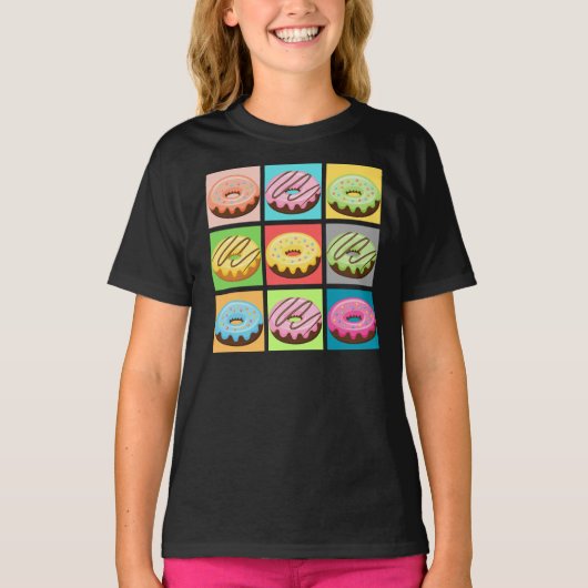 9 Donut-Aromen T-Shirt (Vorderseite)
