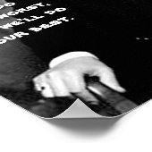 #9 - "Du machst dein Schlimmstes.." Poster (Ecke)