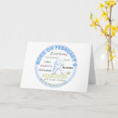 9. Februar Geburtstag - Wassermann Karte (Gelbe Blume)