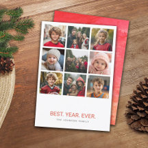 9 Foto Bestes Jahr je HYN Weihnachtsminimalrot