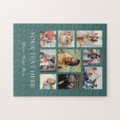 9 Foto Collage Family Puzzle (Horizontal)