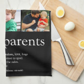 9 Foto Collage Großeltern Definition Geschirrtuch (Viertel Falte)