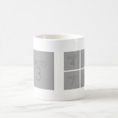 9-Foto-Collage mit optionaler Hintergrundfarbe Kaffeetasse (Mittel)