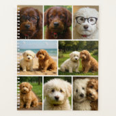 9 Foto-Collage und Text personalisiert Planer (Vorderseite)