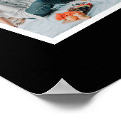 9-Foto-Familien-Collage Poster (Ecke)