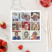 9 Foto Geburtstag Napkin Serviette (Beispiel)