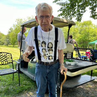 9 Foto Grandaddy oder Oma Geschenk Personalisiert T-Shirt