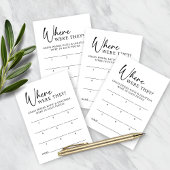 9 Foto, in dem sie Guess Card spielen Mitteilungskarte