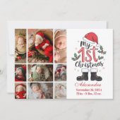 9 Foto Niedlich Santa Baby 1. Weihnachten (Vorderseite)