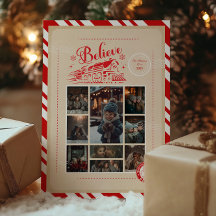 9 Foto Polar Express Weihnachtskarte