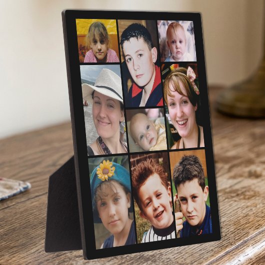 9-Foto-Schwarz-Display Fotoplatte