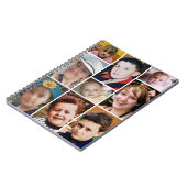 9-Foto-Spiral Notizblock (Linke Seite)