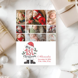 9 Foto Süßer Santa-Baby 1. Weihnachten