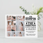 9 Foto Weihnachtsbaum Schwangerschaft Ankündigung (Stehend Vorderseite)