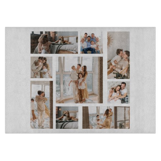 9 FotoCollage erstellen Schneidebrett (Vorderseite)