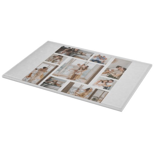 9 FotoCollage erstellen Schneidebrett (Ecke)
