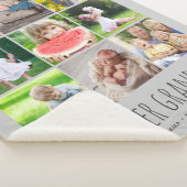 9 FotoCollage mit benutzerdefinierten Grandkids-Na Sherpadecke (3/4)