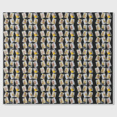 9 FotoCollage Personalisiert Geschenkpapier (Flach)