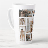 9 FotoCollage Template personalisieren Latte Tasse (Linke Ecke)