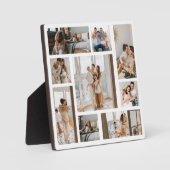 9 FotoCollage Template Persönliche Darstellung Fotoplatte (Vorderseite)