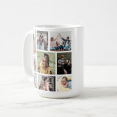 9 Fotos mit Familienname Kaffee Tasse (Vorderseite Links)