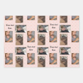 9 Fotos Papierfolien für Varietäten Geschenkpapier Set (Vorderseite 2)