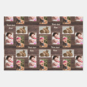 9 Fotos Papierfolien für Varietäten Geschenkpapier Set (Vorderseite)