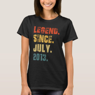 9. Geburtstag 9 Jahre alte Legende seit Juli 2013 T-Shirt