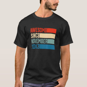 9. Geburtstag 9 Jahre Phantastisch seit 2. Novembe T-Shirt